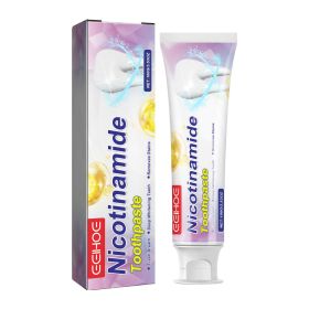 EELHOE Niacinamide Toothpaste, Cool White Toothpaste Freshen Breath Clean Mouth Guard Gum Jianchi Bright White Toothpaste