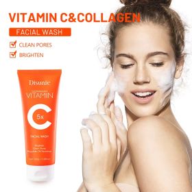 Vitamin C Amino Acid Facial Cleanser Face Glow And Cleans Whitening Brightening Oil Control Face Wash For Men Women (Option: 1pc)